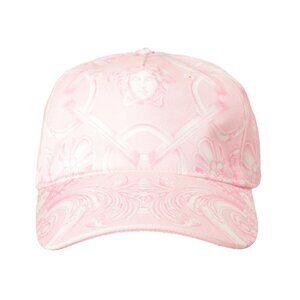 Versace Pink Heritage Logo Print Baseball Cap Hat size 59